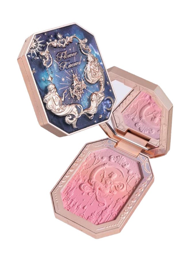 Flower Knows - Moonlight Mermaid Series Embossed Pattern Gradient Blush Palette 5G (05 Siren Melody) - Image 1