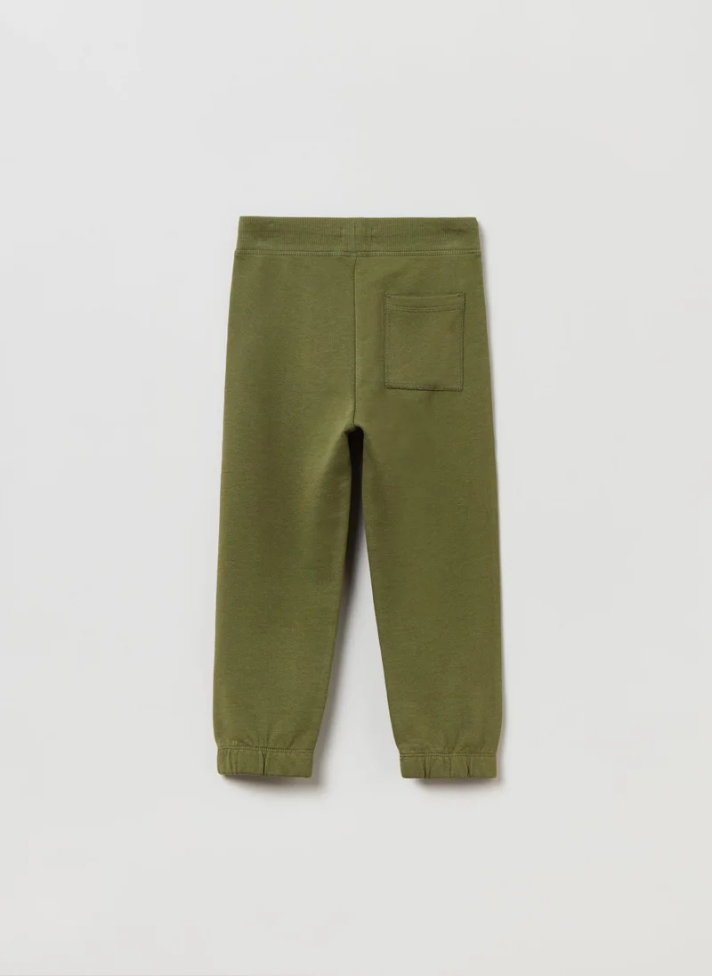 Ovs OVS Cotton Joggers With Drawstring