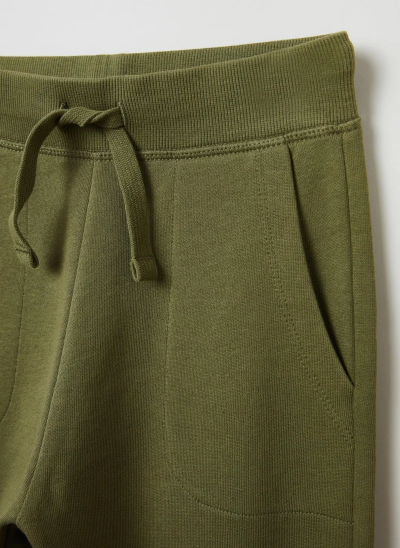 Ovs OVS Cotton Joggers With Drawstring
