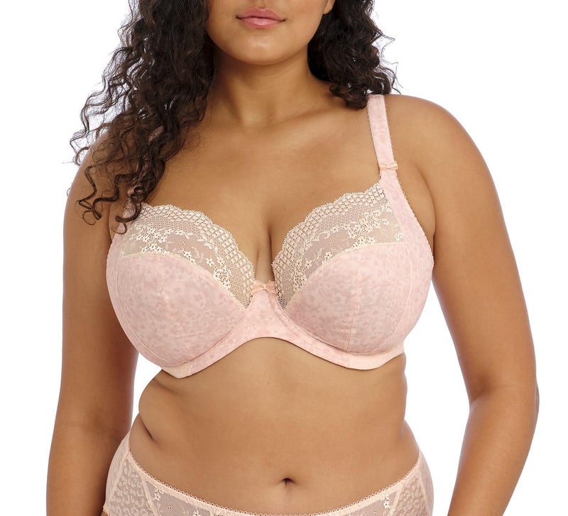 Elomi Women's Lucie Stretch Lace Underwire Plunge Bra Pale Blush - Image 1
