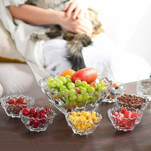 WRINGO Glass Bowl for Kitchen Prep, Dessert, Dips, and Candy Dishes, Cake, Snack Bowl Set of 6 Or Nut Bowls, and Microwave Safe Clear Glass Bowls for Mixing, Storing Size 4.5 Inch (WR-03), 250 ml - Image 4