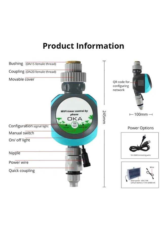 OKA - water regulator equipped with an automatic control unit via mobile phone/TRT60 - Image 1