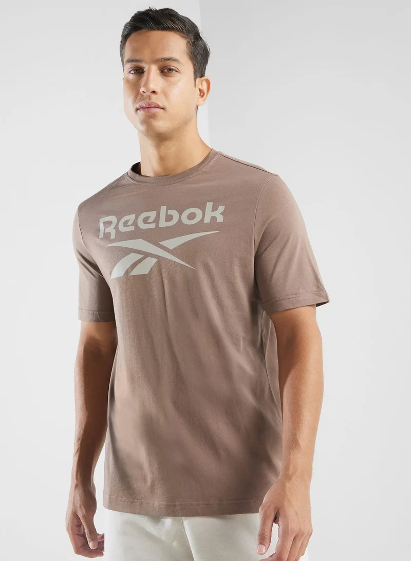 Reebok Identity Big Stacked Logo T-Shirt