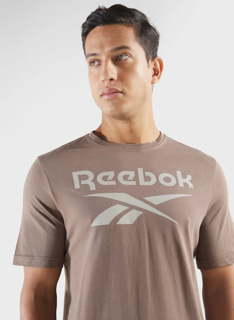 Reebok Identity Big Stacked Logo T-Shirt