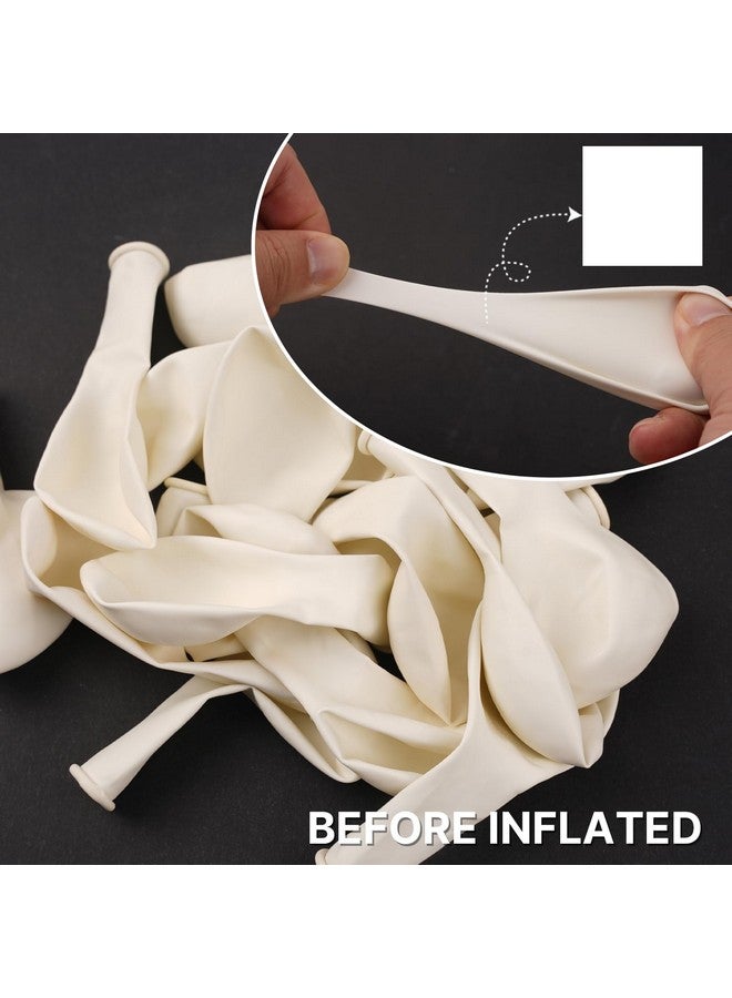 PartyWoo White Balloons 142 pcs Different Sizes Pack of 18 12 10 5 Inch Matte White Latex Balloon Arch Kit Garland for Wedding Bridal Graduation Baby Shower Birthday Party Decorations White-Y13 - Image 5
