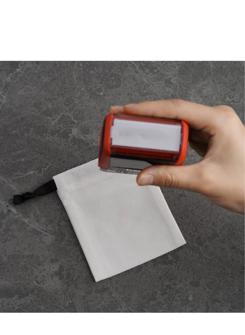 Excefore أكياس قطنية قابلة لإعادة الاستخدام، عبوة من 20 كيسًا من الشاش القطني، مناسبة لتخزين مستلزمات المنزل في حفلات الزفاف (أبيض، 4 × 3.15 بوصة) - Image 4