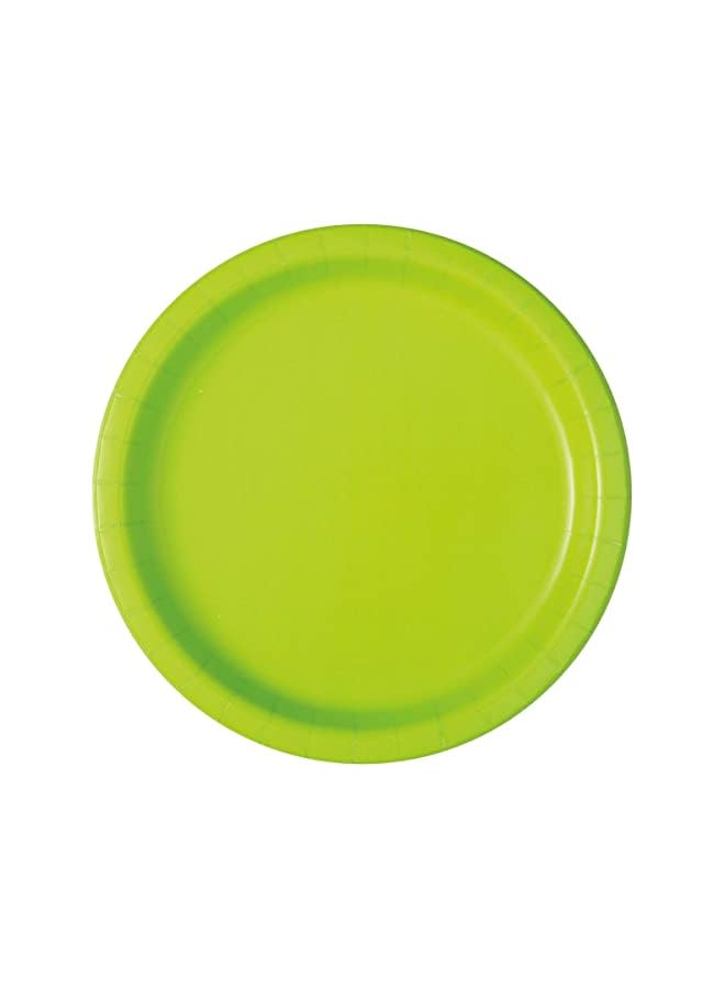 Raxoom Round Plate 20 Pieces 7 Inch Diameter  Neon Green - Image 4