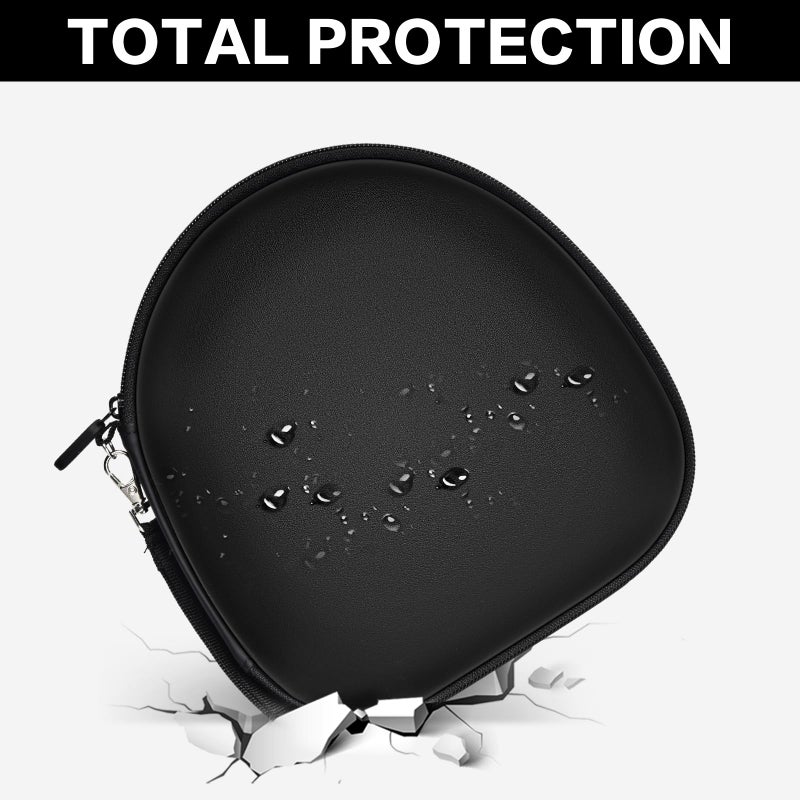 PAIYULE حافظة سماعات الرأس لسوني WH-CH720N WH-CH520 WH-1000XM4 لسوندكور Q20i Q20 Q30 لجهاز JBL Tune 720BT 510BT سماعات إلغاء الضوضاء، حقيبة سفر لاسلكية (صندوق فقط)(أسود) - Image 4