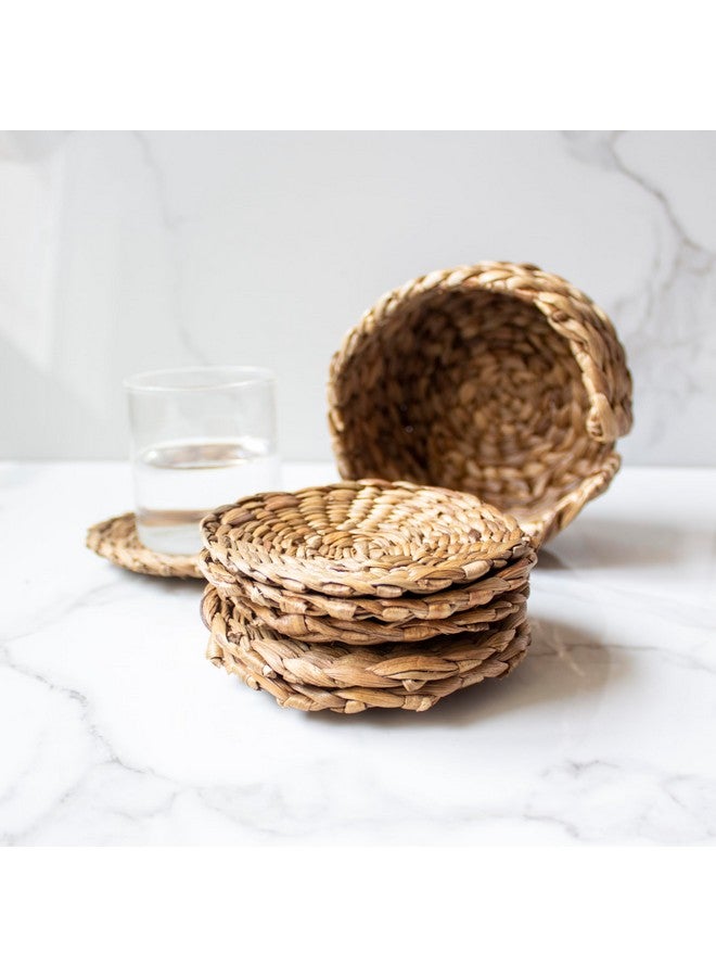 Weaver Coasters | Byora Homes | Brown | Water Hyacinth  - Image 2