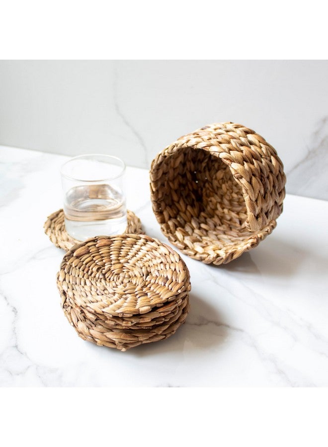 Weaver Coasters | Byora Homes | Brown | Water Hyacinth  - Image 3