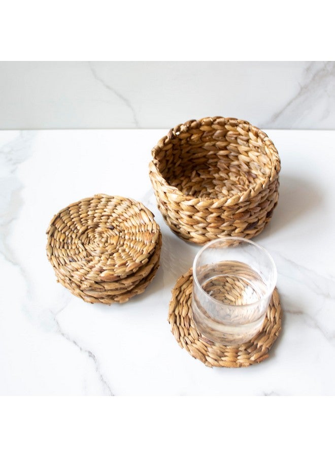 Weaver Coasters | Byora Homes | Brown | Water Hyacinth  - Image 4