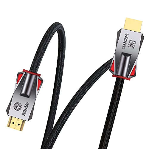 iBirdie 8K Fiber Optic HDMI Cable 50 Feet 16 Metre, Active Unidirectional Cord 8K 60hz, 4K 120hz, 4K 144hz, HDCP 2.3 2.1, Compatible for Apple-TV PS5 4070 4080 - Image 2
