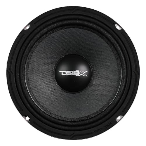 DS18 PRO-X8M Loudspeaker - 8", Midrange, Red Steel Basket, 550W Max, 275W RMS, 8 Ohms - Premium Quality Audio Door Speakers for Car or Truck Stereo Sound System (1 Speaker), Classic - Image 5