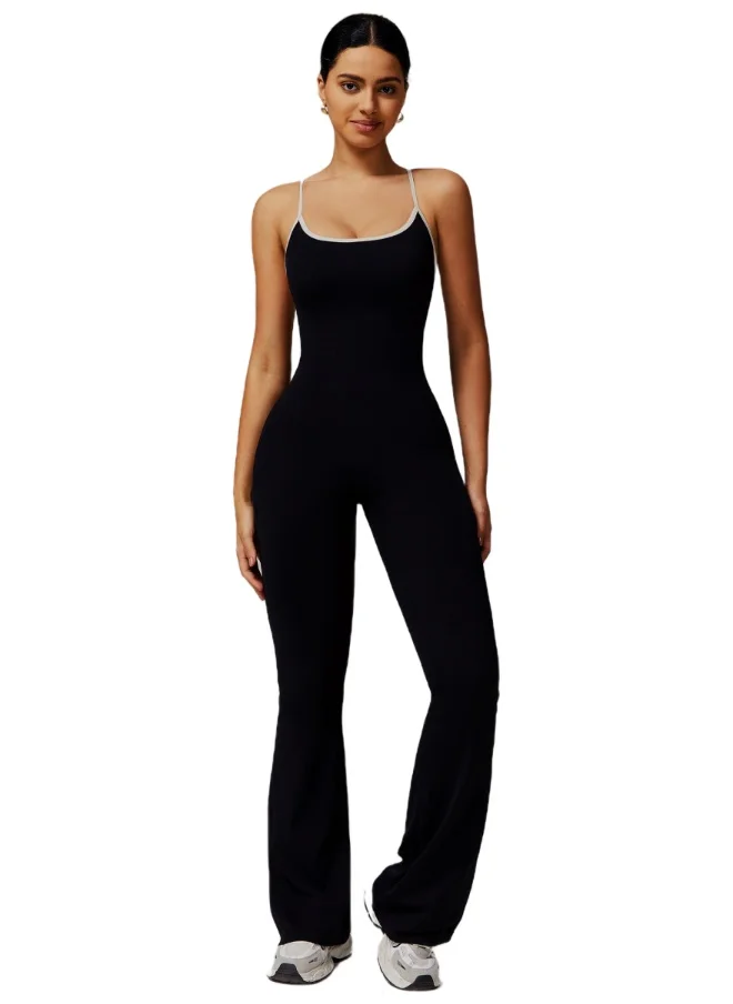 KAWN.YOGA Womens Camis Top Flared Shapewear Bodysuit Tummy Control
