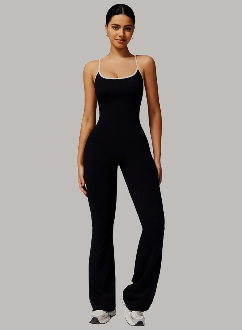 Womens Camis Top Flared Shapewear Bodysuit Tummy Control