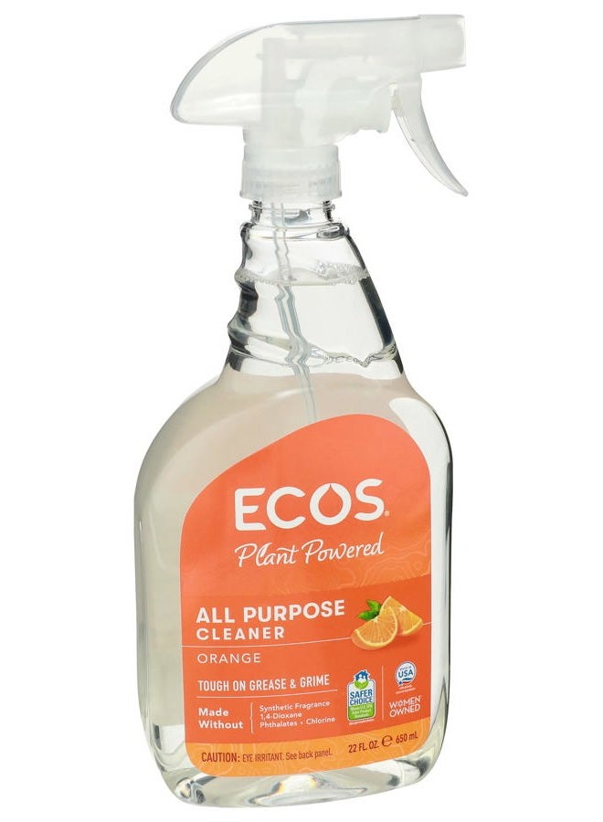 ECOS , Earth Friendly Products Plus All Purpose Household Cleaner, orange, 22 Ounce - Image 3