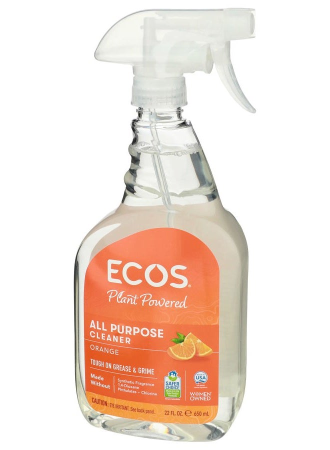 ECOS , Earth Friendly Products Plus All Purpose Household Cleaner, orange, 22 Ounce - Image 2