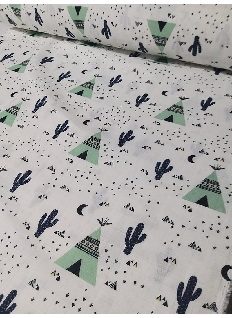 Baby Meva - Multi-Purpose Muslin Blanket 01-Red Stream Tent 100x100 cm - Image 1