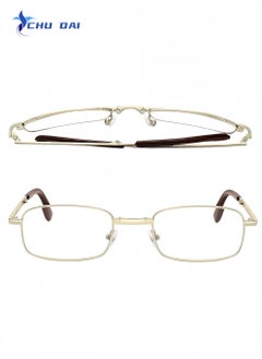 CHU DAI Foldable Reading Glasses Blue Light Blocking Portable Anti Eyestrain Readers Eyeglasses for Men Women(Smart zoom 100-700 degrees)  - Image 4
