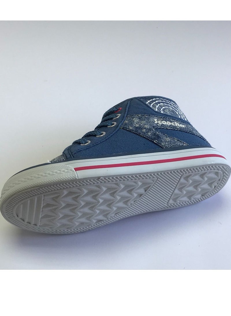 SCOOCHA - Flat Fashion Sneakers Comfort Easy Fitting Kids Shoes for Girl Jeans - Image 1