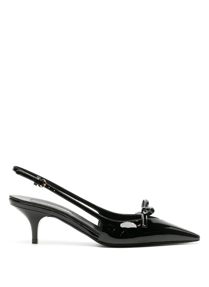 Miu Miu Miu Miu 75mm Bow-Embellished Slingback Pumps  - Image 1