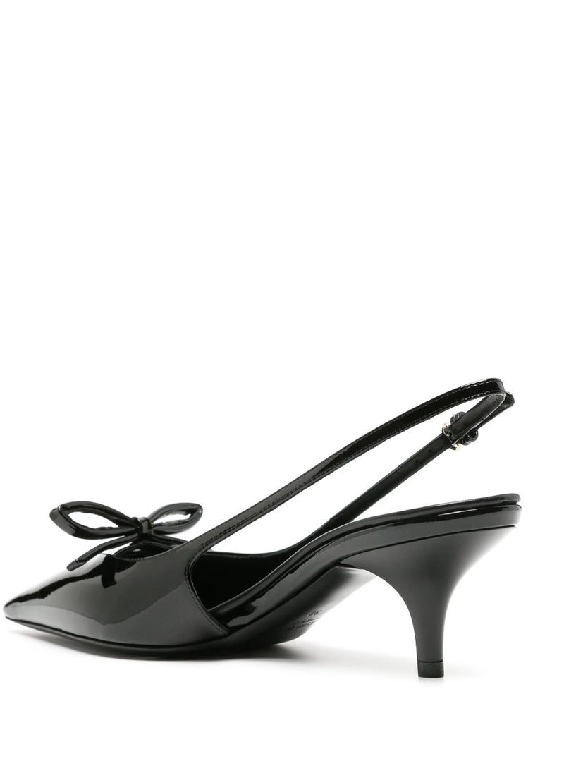 Miu Miu Miu Miu 75mm Bow-Embellished Slingback Pumps  - Image 3