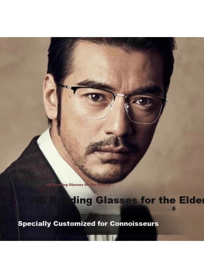 Gogosoon Imported High-end Brand Dual-use High Definition Presbyopic Gl For Men Anti-blue Light Presbyopic Gl With Far And Near Vision - Image 3