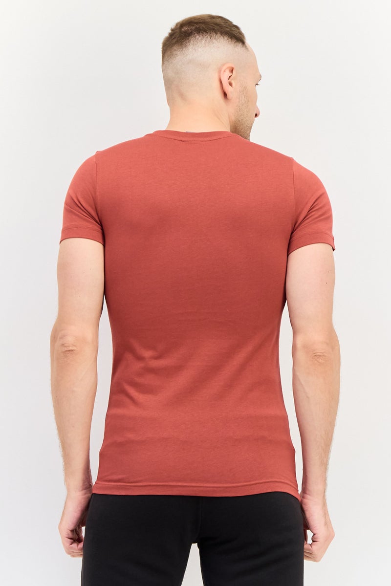 PUMA Men Sportswear Fit Short Sleeve Outdoor T-Shirt, Dark Brown - Image 2