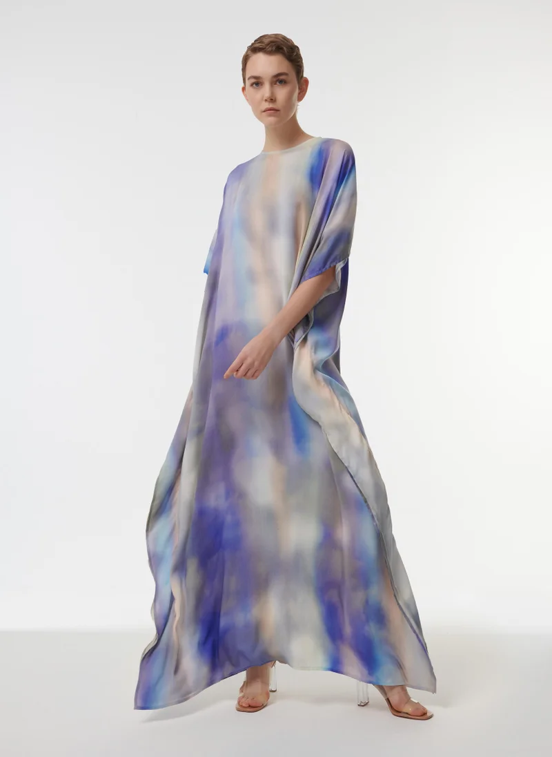 leem Dappled Printed Kaftan