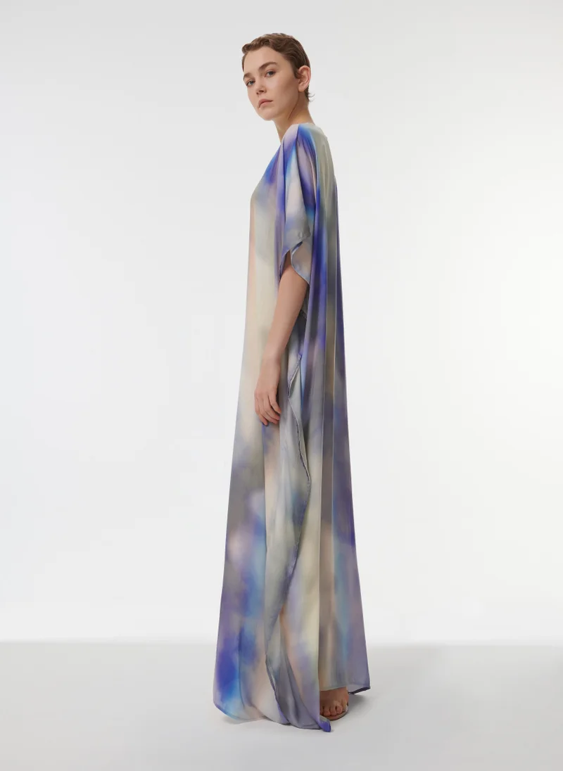 leem Dappled Printed Kaftan