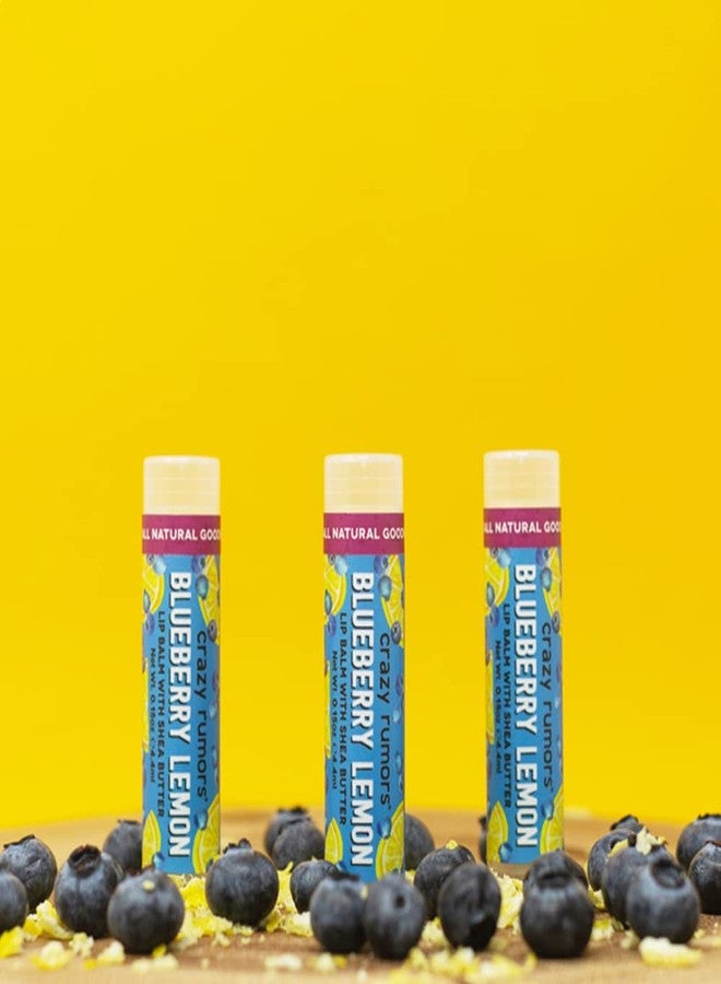 Crazy Rumors Blueberry Lemon Lip Balm. 100% Natural, Vegan, Plant-Based, Made in USA (1-Pack - Image 5