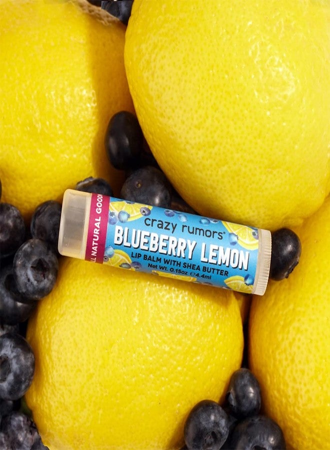Crazy Rumors Blueberry Lemon Lip Balm. 100% Natural, Vegan, Plant-Based, Made in USA (1-Pack - Image 4