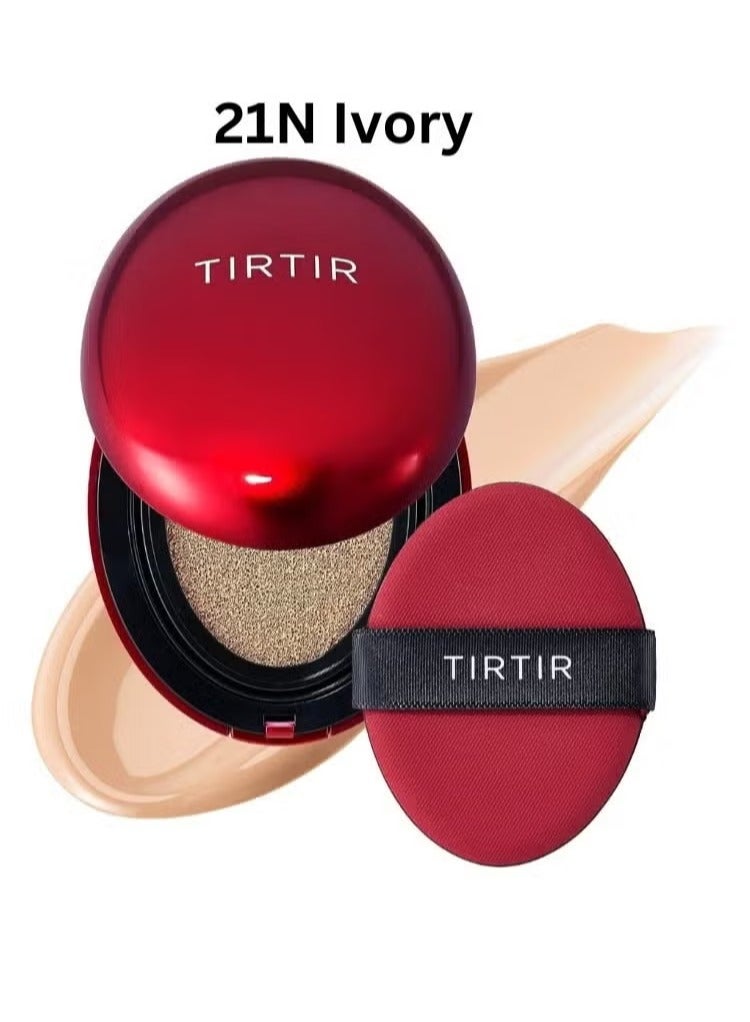 ترتر TIRTIR ماسك فيت فونديشن كيشيون أحمر 21N رمادي اللون | 0.63 أونصة سائلة - Image 1