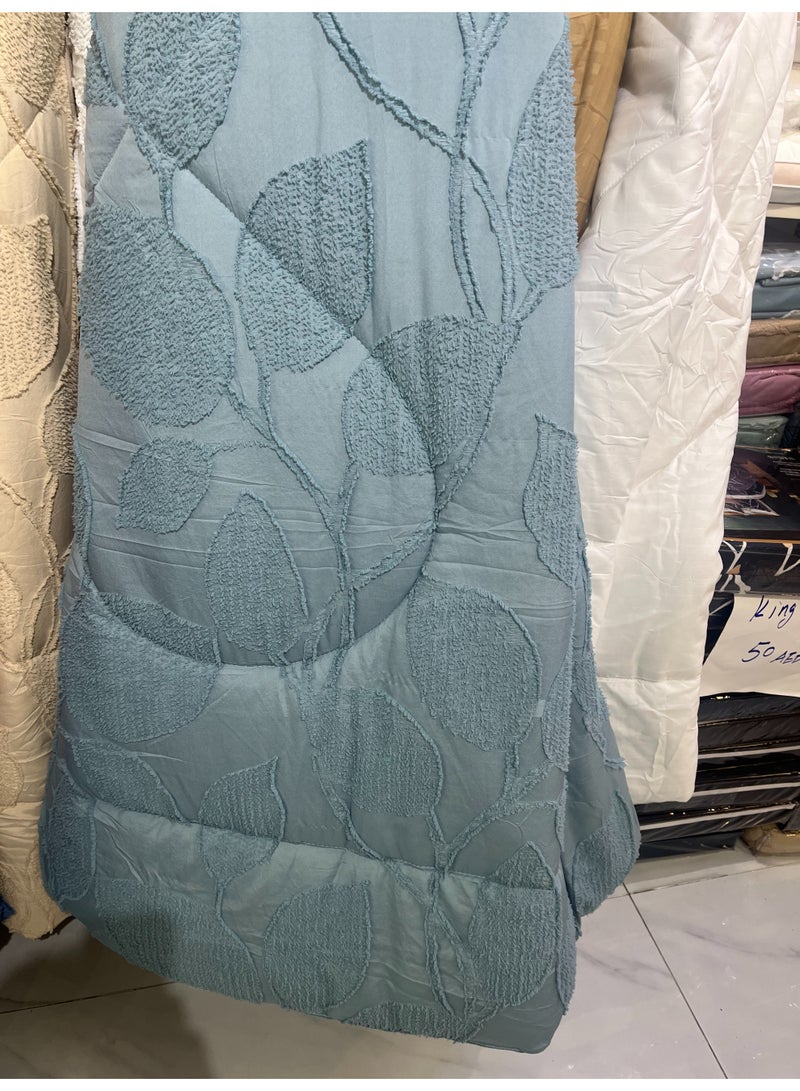 Duoduo home طقم لحاف مريح مقصوص بتقنية 3D مكون من 6 قطع مع 1 لحاف (220×240) 1 ملاءة مشدودة 4 أغطية وسائد، لحاف ناعم لجميع الفصول بحجم كينغ - Image 2