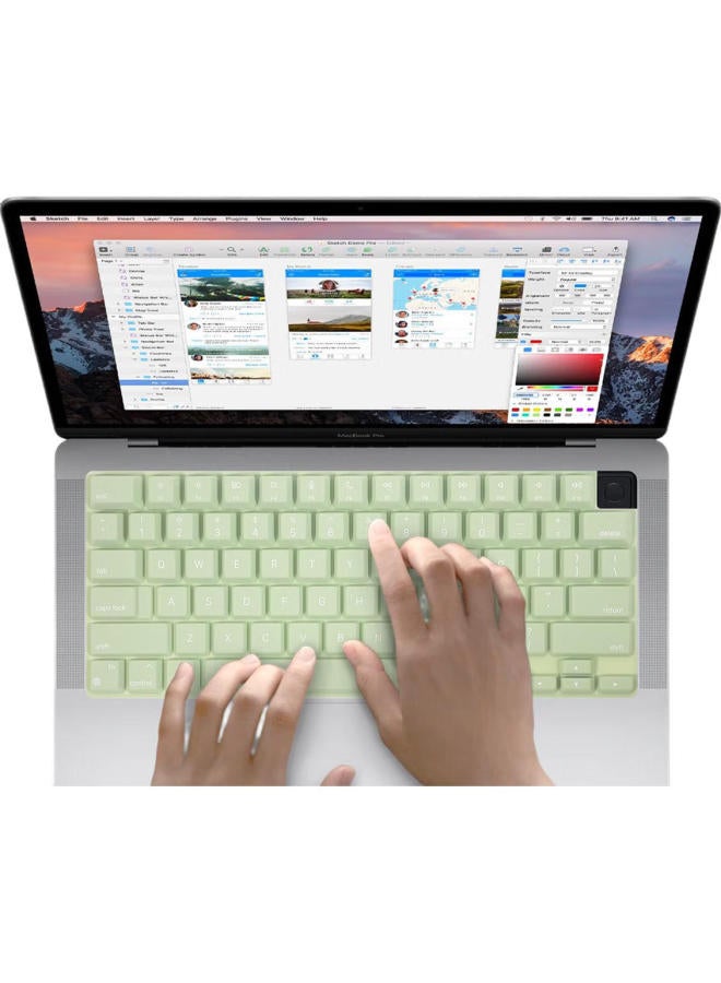 Diyi Workshop Di Yi Workshop Apple Laptop Silicone Keyboard Protection Film, Waterproof And Easy To Clean Mechanical Keyboard Film, Suitable For Macbook Air 13/15 Pro 14/16 Laptop - Image 2