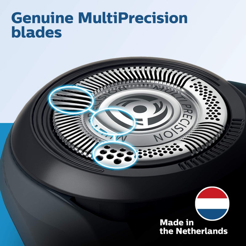 Norelco Philips Norelco Genuine SH50/52 Shaving Heads compatible with Norelco Shaver Series 5000 Rounded and 6000, Latest Version for Refreshed HQ9/50, HQ56/50, and RQ11/50 - Image 4