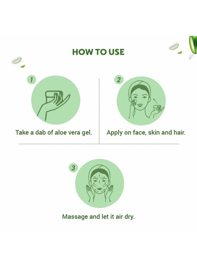 Indus Valley Bio Organic Pure Natural Non-Toxic Aloe Vera Gel smooth gel for Acne, Scars, Glowing, Radiant And Moisturise Skin -400 ml - Image 5