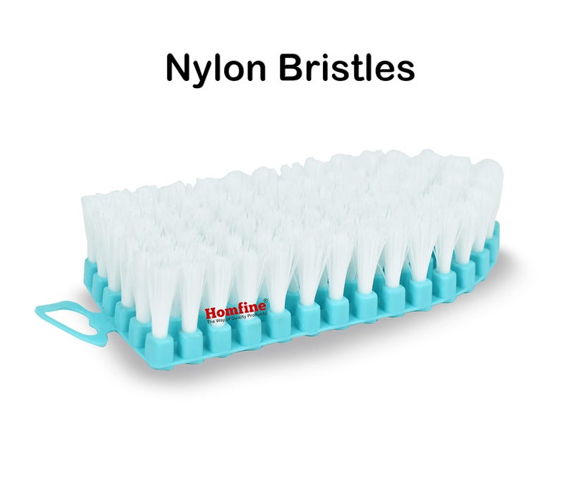 Homfine Flexible Brush Soft bristles for Cloth Washing, Tiles, Floor, Sink Cleaning (Aqua Green) (1) - Image 5