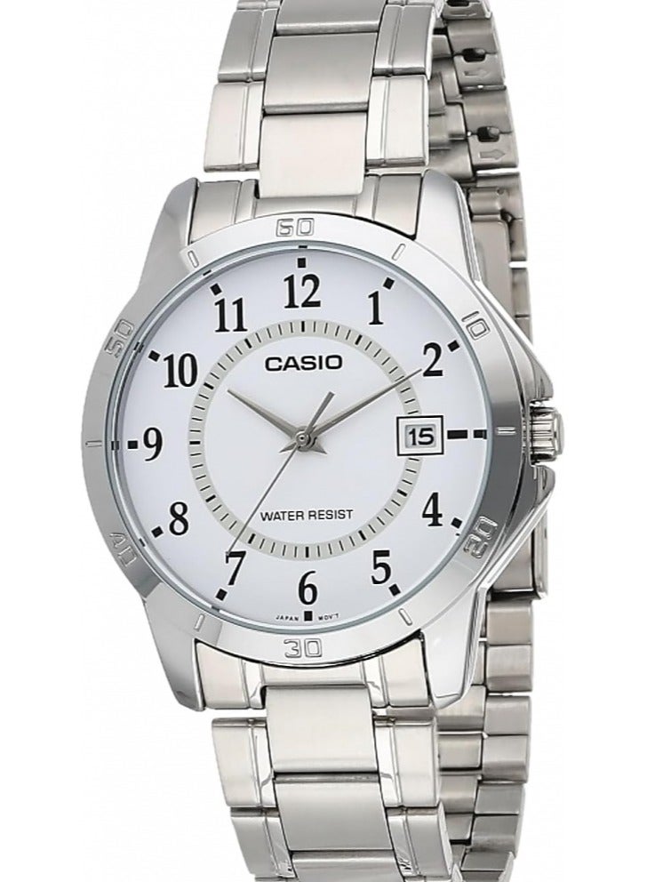 CASIO Men's Water Resistant Analog Watch MTP-V004D-7BUDF - Image 1