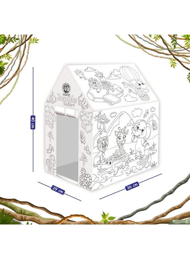 RATNA'S My Colouring Hut Jungle Theme (36 x 29 x 40 cm) DIY for Kids 3+Years - Image 5
