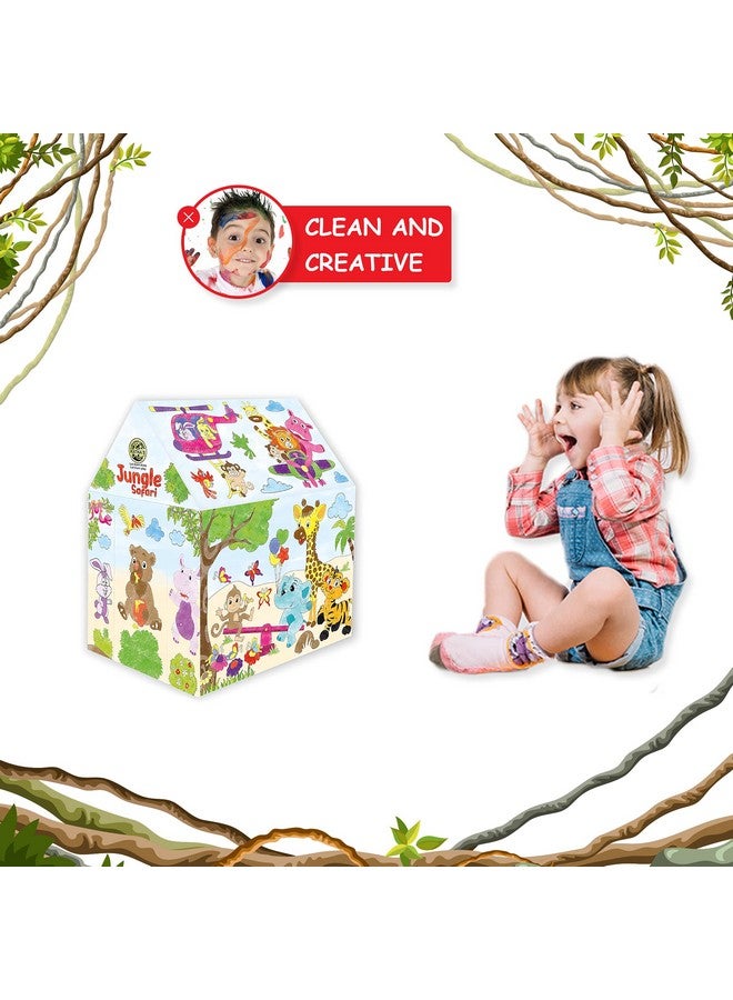 RATNA'S My Colouring Hut Jungle Theme (36 x 29 x 40 cm) DIY for Kids 3+Years - Image 4