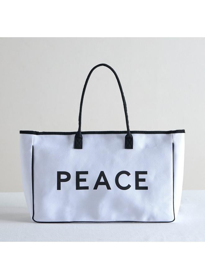 Home Box Fun Living Peace Tote Bag - Image 1