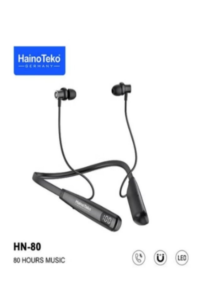 Haino Teko HN 80 Wireless Bluetooth Neckband Earphone - Image 1