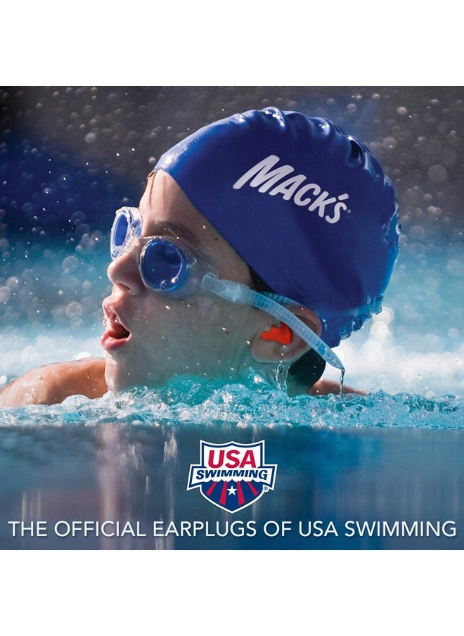 Mack's - Soft Moldable Silicone Putty Ear Plugs Kids Size 6 Pair Comfortable Small Earplugs For Swimming Bathing Travel Loud Events And Flying Made In Usa - Image 1