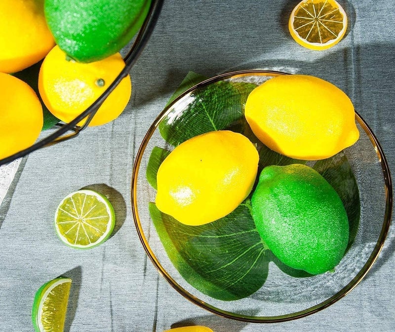 Toopify 20pcs Yellow Artificial Lemons Fake Fruit Lemons Artificial Lifelike Simulation Lemon for Home House Kitchen Party Decoration - Image 5