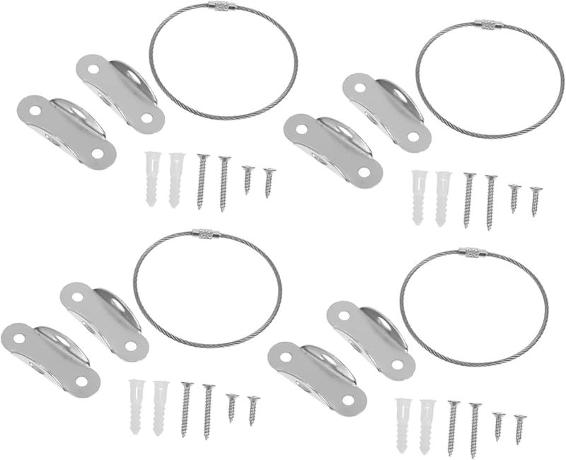 4 حزمة من أحزمة الأثاث المضادة للانقلاب، جهاز أمان تثبيت التلفزيون، مقاوم للتآكل - Image 2