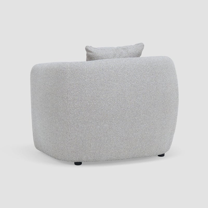 AL HUZAIFA FURNITURE Roxanne Armchair, Fully Upholstered In Fabric - Image 5