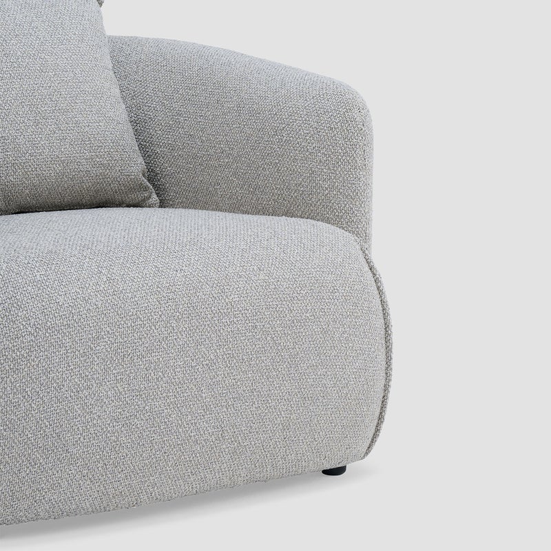 AL HUZAIFA FURNITURE Roxanne Armchair, Fully Upholstered In Fabric - Image 3