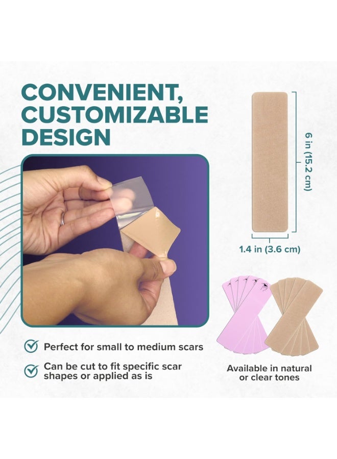 PROSIL EpiDerm (Natural) scar patch made of silicone 3.6x15cm self-adhesive on the whole body, for scar care after the operation and to remove old scars - Image 3
