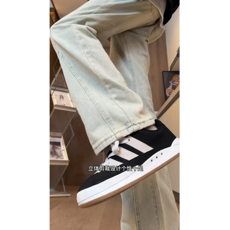 Unisex Casual Daily Denim Jeans - Image 5
